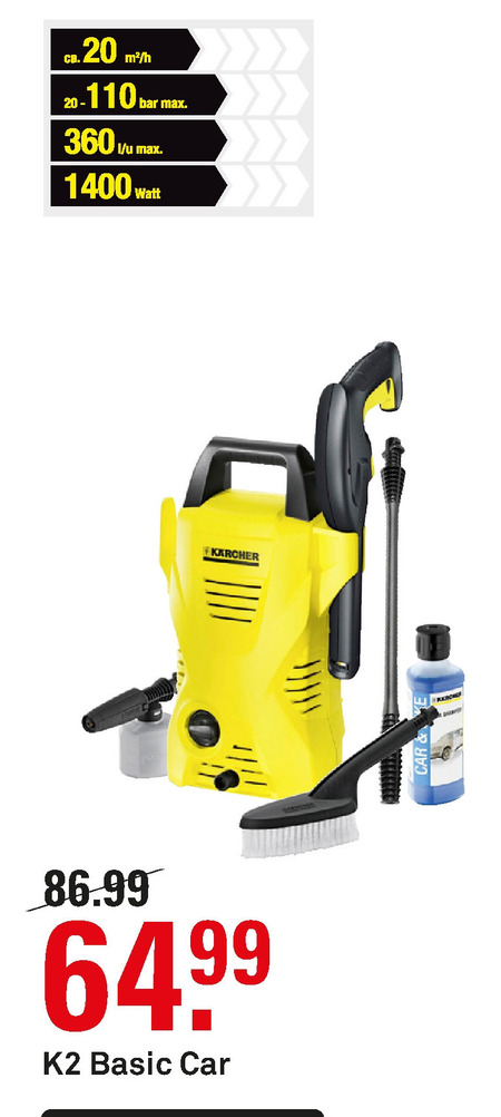 Karcher   hogedrukreiniger folder aanbieding bij  Karwei - details