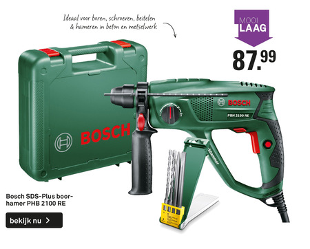 Bosch   boorhamer folder aanbieding bij  Karwei - details