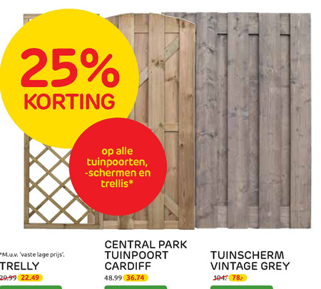 Alle merken   tuinscherm folder aanbieding bij  Praxis - details