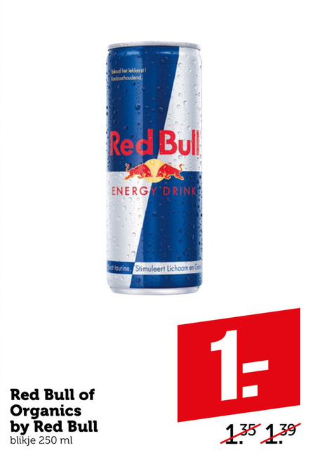 Red Bull   frisdrank, energiedrank folder aanbieding bij  Coop - details