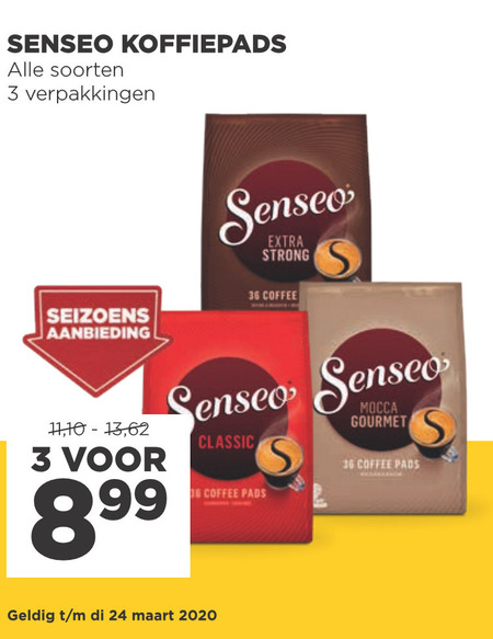 Douwe Egberts Senseo   koffiepad folder aanbieding bij  Jumbo - details