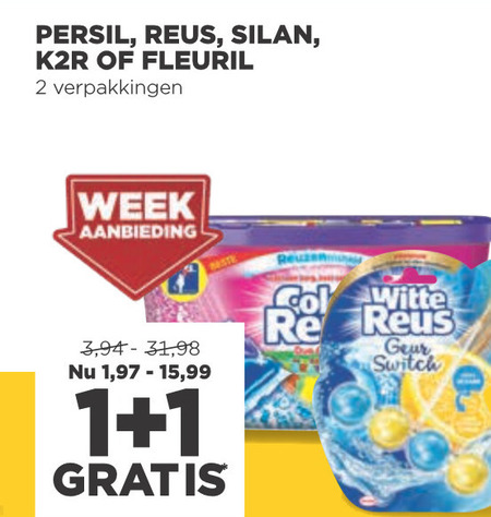 Fleuril   wasverzachter, wasmiddel folder aanbieding bij  Jumbo - details