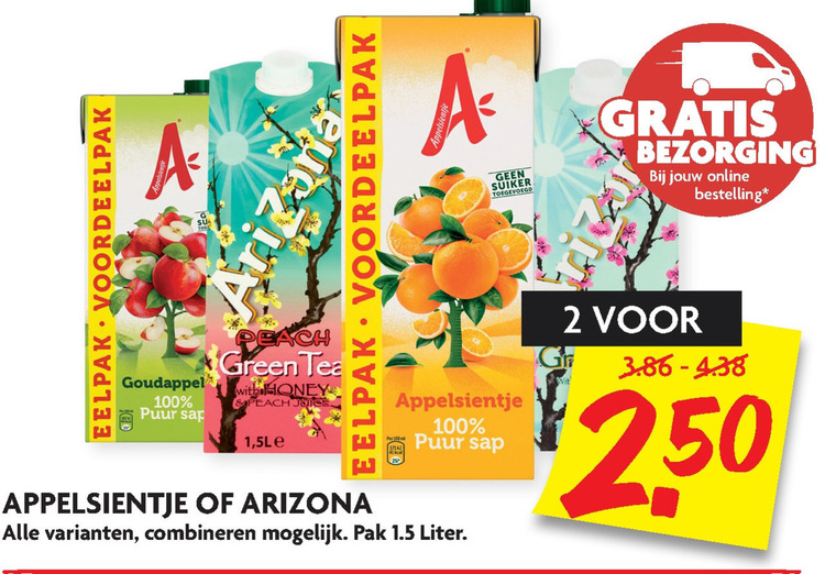 Appelsientje   ice tea, fruitdrank folder aanbieding bij  Dekamarkt - details