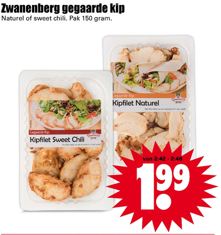 Zwanenberg   kipfilet folder aanbieding bij  Dirk - details