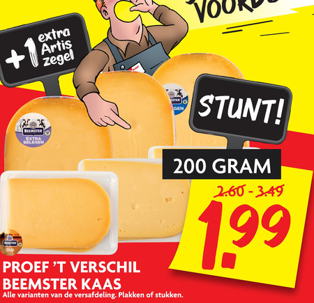 Beemster   kaas, kaasplakken folder aanbieding bij  Dekamarkt - details