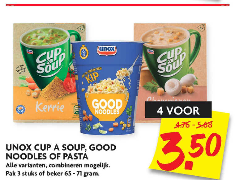 Cup a Soup   noodles, soep folder aanbieding bij  Dekamarkt - details