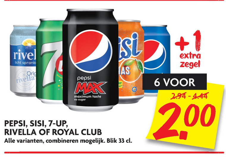 Royal Club   cola, frisdrank folder aanbieding bij  Dekamarkt - details