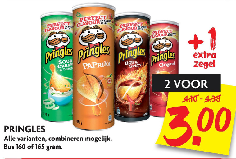 Pringles   chips folder aanbieding bij  Dekamarkt - details