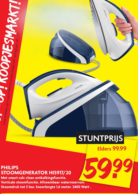 Philips   stoomstrijksysteem folder aanbieding bij  Dekamarkt - details