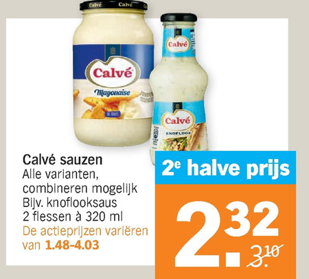 Calve   mayonaise, snacksaus folder aanbieding bij  Albert Heijn - details