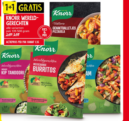 Knorr   maaltijdmix folder aanbieding bij  Jan Linders - details