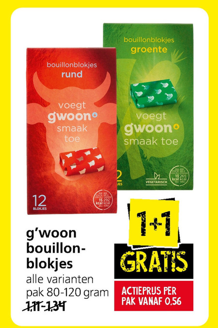 Gwoon   bouillon folder aanbieding bij  Jan Linders - details