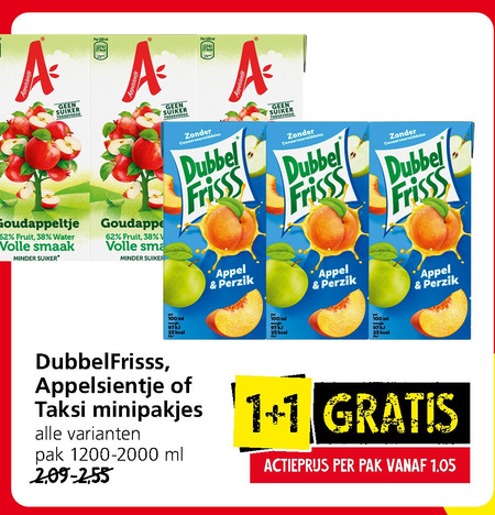 Appelsientje   fruitdrank folder aanbieding bij  Jan Linders - details