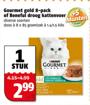 Gourmet   hondenvoer, kattenvoer folder aanbieding bij  Poiesz - details