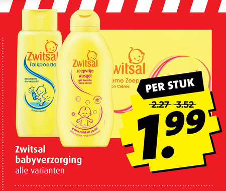 Zwitsal   babyverzorging, babyshampoo folder aanbieding bij  Boni - details