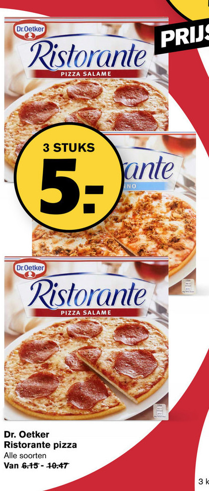 Dr Oetker   diepvriespizza folder aanbieding bij  Hoogvliet - details