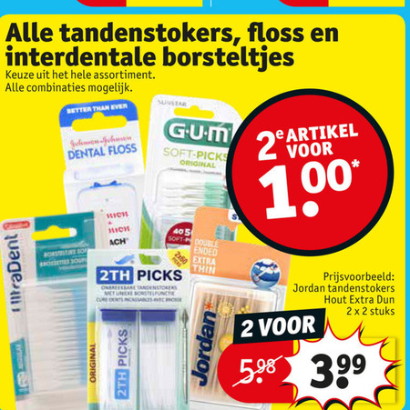 dramatisch droog Vermomd Oral-B flosdraad, interdentale ragers folder aanbieding bij Kruidvat -  details