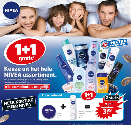 Nivea   douchegel, huidverzorging folder aanbieding bij  Trekpleister - details