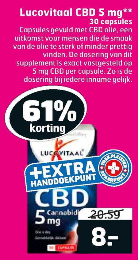 Lucovitaal   voedingssupplement folder aanbieding bij  Trekpleister - details