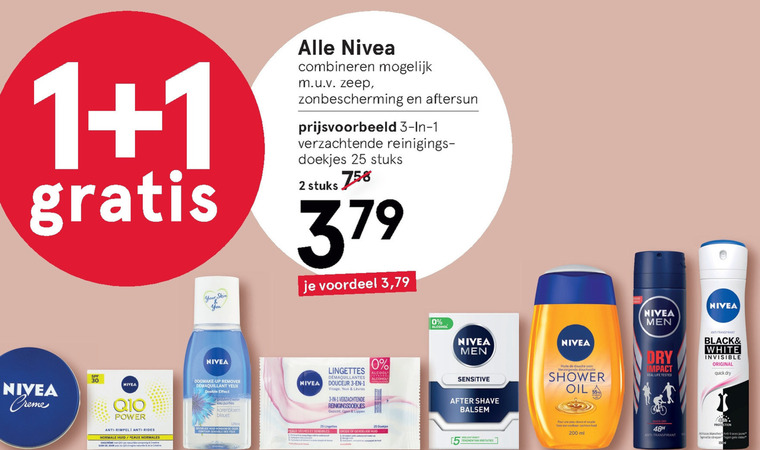 Nivea   dagcreme, gezichtsverzorging folder aanbieding bij  Etos - details