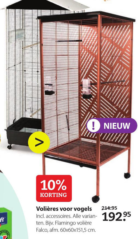 voliere folder aanbieding bij Place -