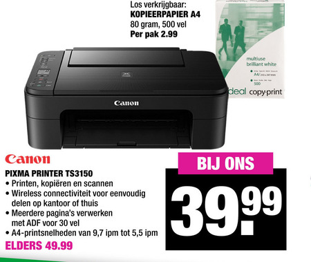 Canon   all-in-one printer folder aanbieding bij  Big Bazar - details