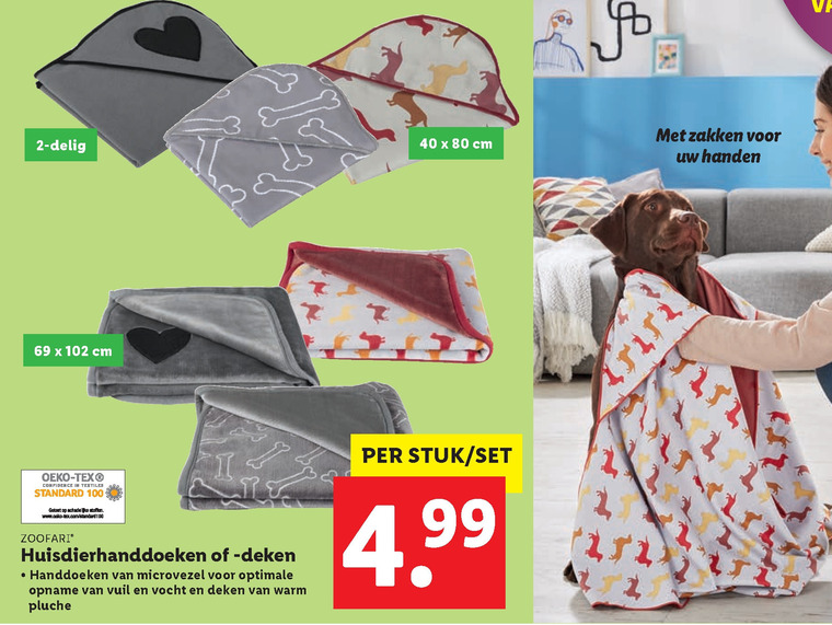 Zoofari   hondendeken folder aanbieding bij  Lidl - details