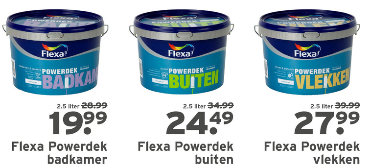 Voorzichtig Haast je Klik Flexa muurverf folder aanbieding bij Gamma - details