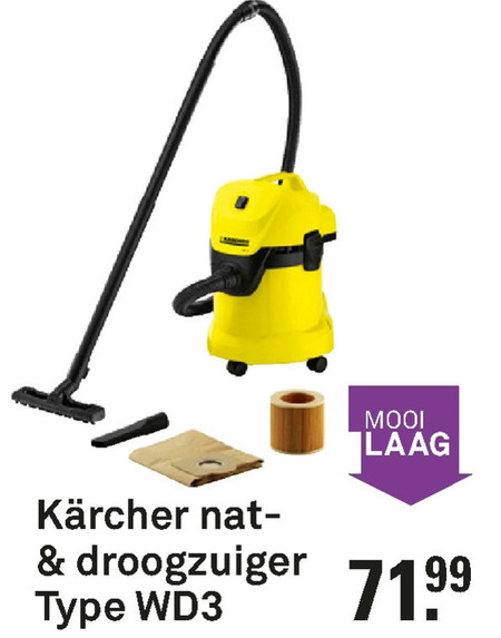 Karcher   alleszuiger folder aanbieding bij  Karwei - details