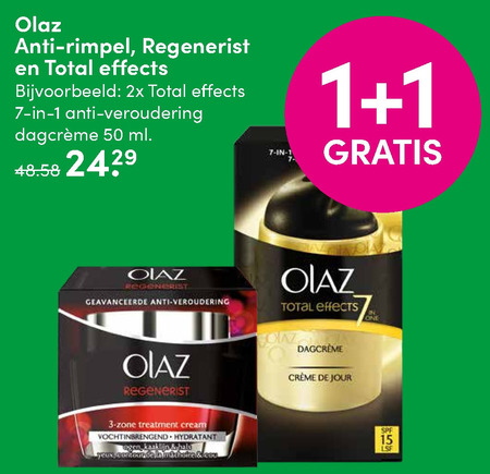 Olaz   nachtcreme, dagcreme folder aanbieding bij  DA - details