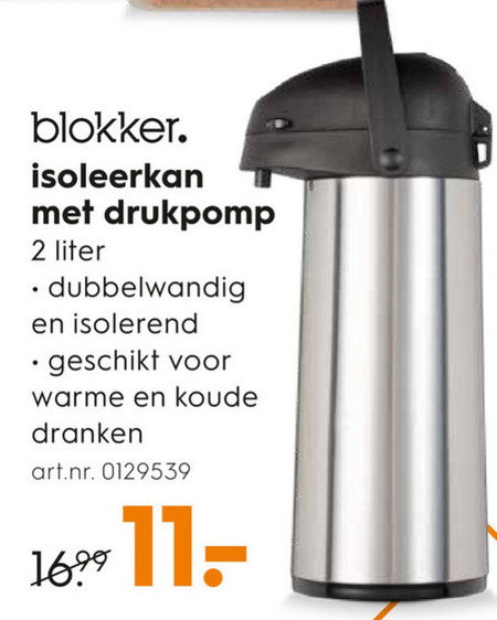 Bekentenis micro Verzorgen Blokker Huismerk thermosfles folder aanbieding bij Blokker - details