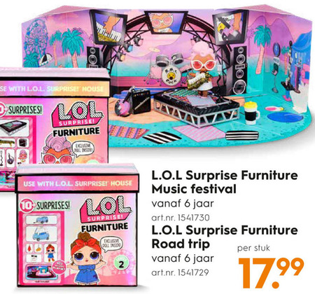 L.O.L. Surprise   poppetjes folder aanbieding bij  Blokker - details