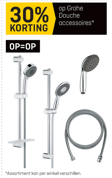 Grohe   doucheslang, douchekop folder aanbieding bij  Multimate - details