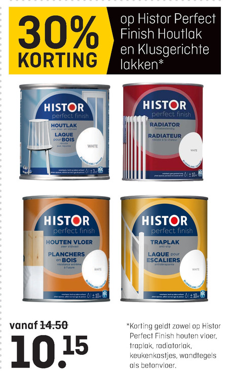 Histor   lak folder aanbieding bij  Multimate - details