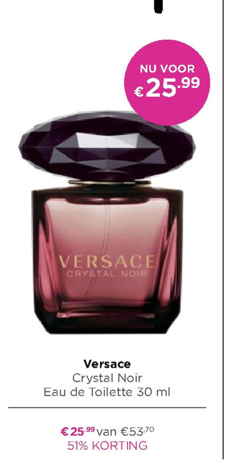 Versace   eau de toilette folder aanbieding bij  Ici Paris XL - details