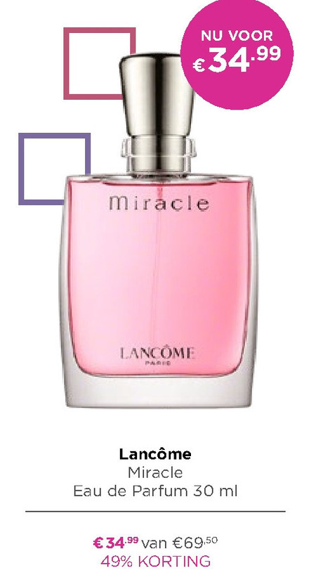 Lancome   eau de parfum folder aanbieding bij  Ici Paris XL - details