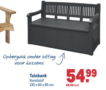 werper Tot stand brengen laat staan tuinbank folder aanbieding bij Makro - details