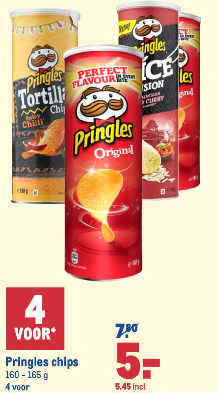 Pringles   chips folder aanbieding bij  Makro - details