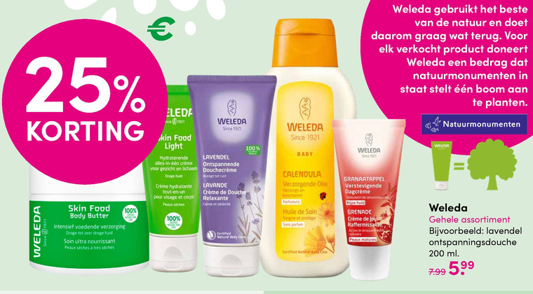 Weleda   dagcreme, babyshampoo folder aanbieding bij  D.I.O. Drogist - details