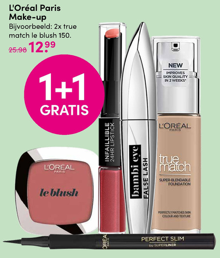 L Oreal   oogschaduw, cosmetica folder aanbieding bij  D.I.O. Drogist - details