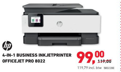 HP   all-in-one printer folder aanbieding bij  Office Centre - details