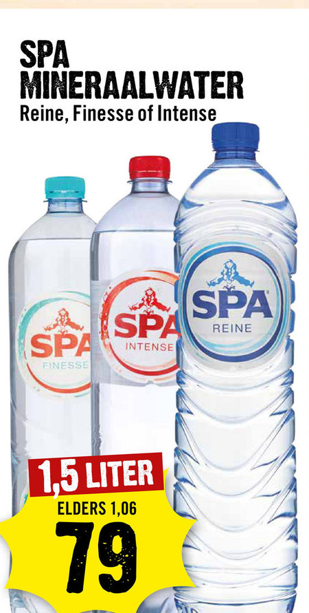 Spa   mineraalwater folder aanbieding bij  Dirck III - details