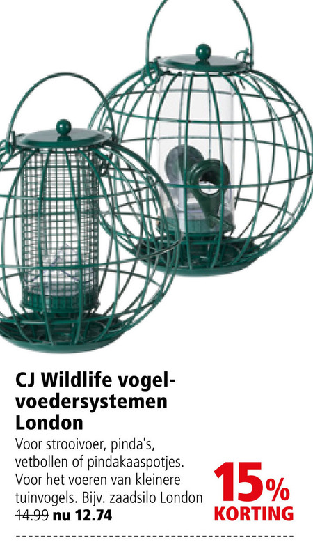 CJ Wildbirds   vogelvoerhouder folder aanbieding bij  Welkoop - details