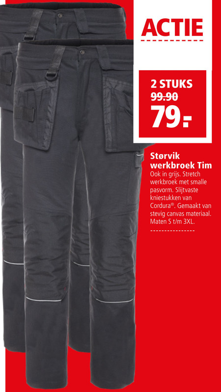 Storvik   werkbroek folder aanbieding bij  Welkoop - details