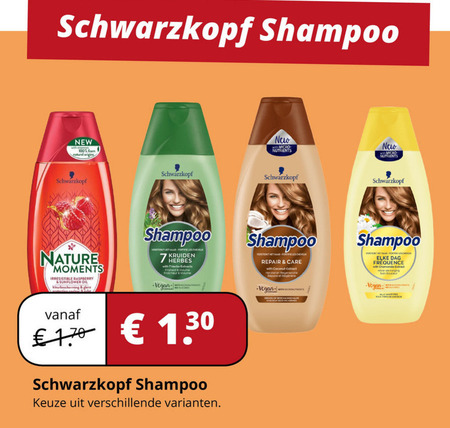 Schwarzkopf   shampoo folder aanbieding bij  Voordeeldrogisterij.nl - details