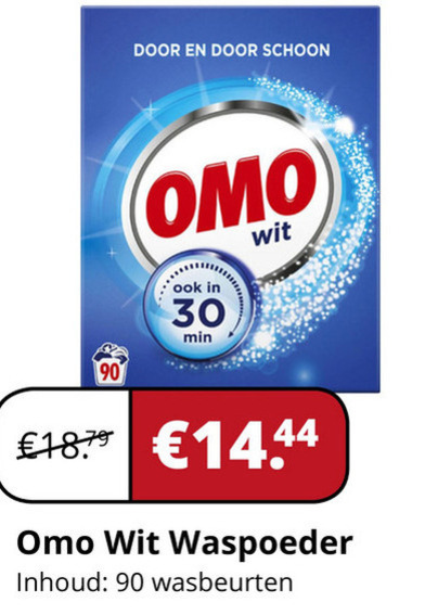 Omo   wasmiddel folder aanbieding bij  Voordeeldrogisterij.nl - details