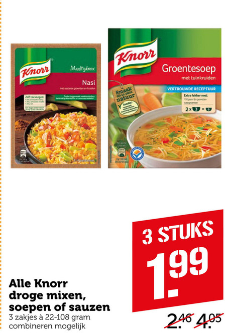 Knorr   maaltijdmix, maaltijdsaus folder aanbieding bij  Coop - details