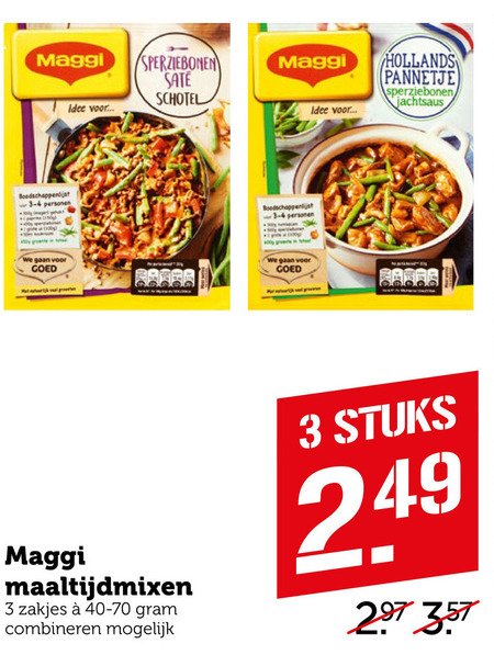 Maggi   maaltijdmix folder aanbieding bij  Coop - details