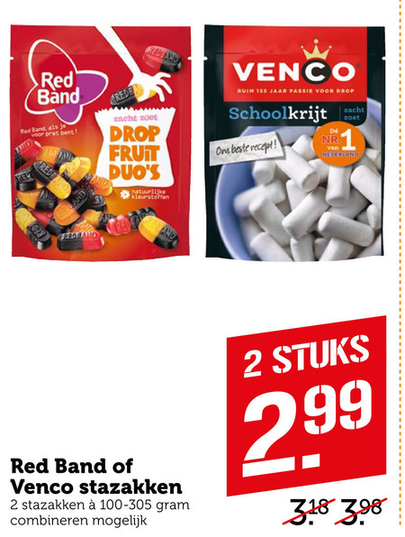 Red Band   snoep, drop folder aanbieding bij  Coop - details