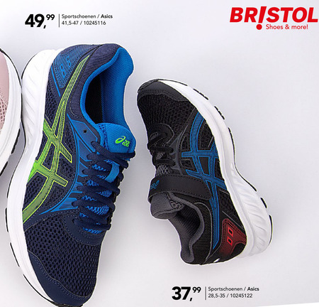 Asics jongens sportschoenen, heren folder aanbieding bij Bristol - details